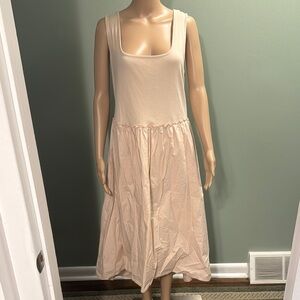 A New Day Cream Sleeveless Midi Dress size XXL
